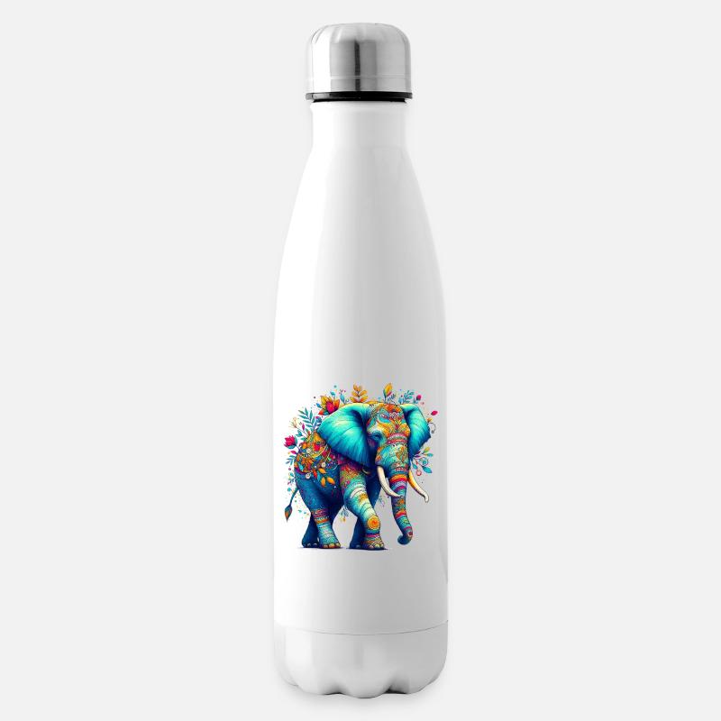 Éléphant - Bouteille isotherme - blanc