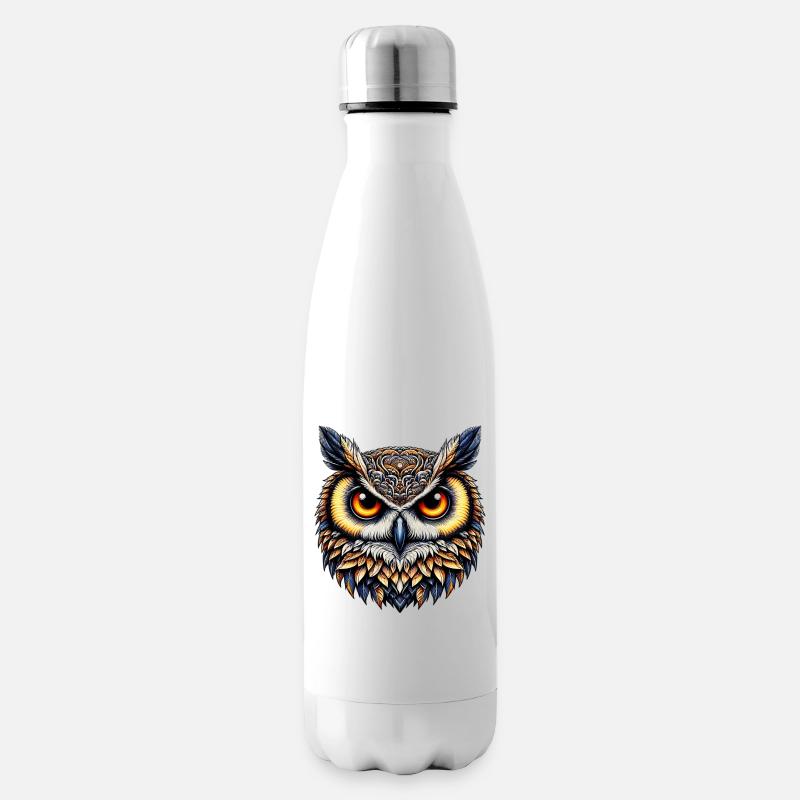 Hibou - Bouteille isotherme - blanc
