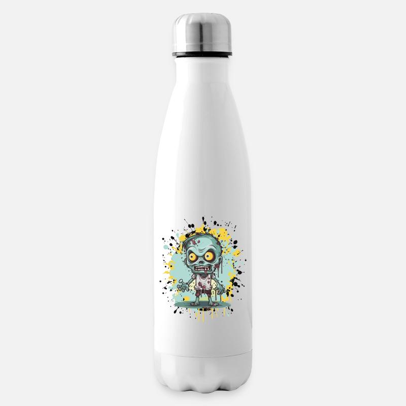 Zombie Comic - Isolierflasche - Weiß