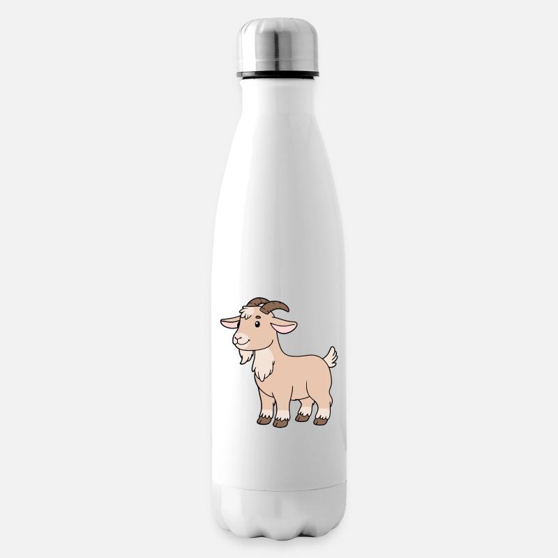 Chèvre - Bouteille isotherme - blanc