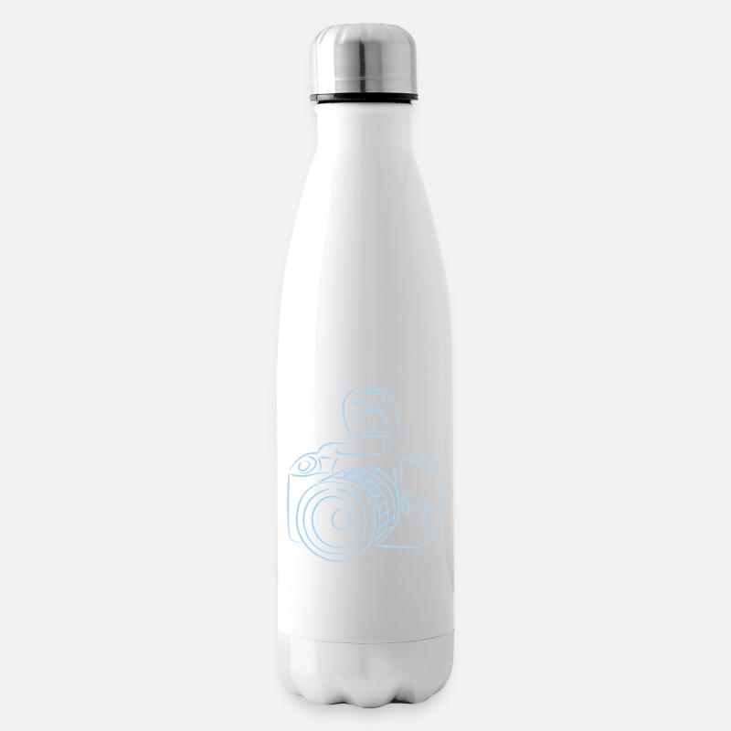 Kamera - Isolierflasche - Weiß
