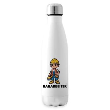 Construction worker - Insulated Water Bottle - white - Right