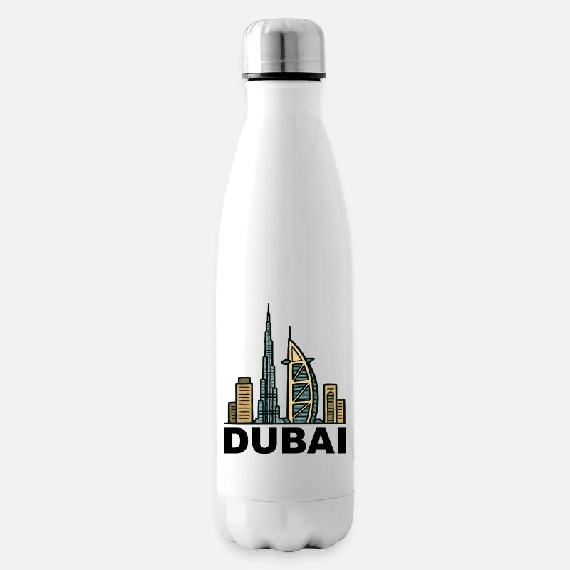 dubai skyline - Isolierflasche - Weiß