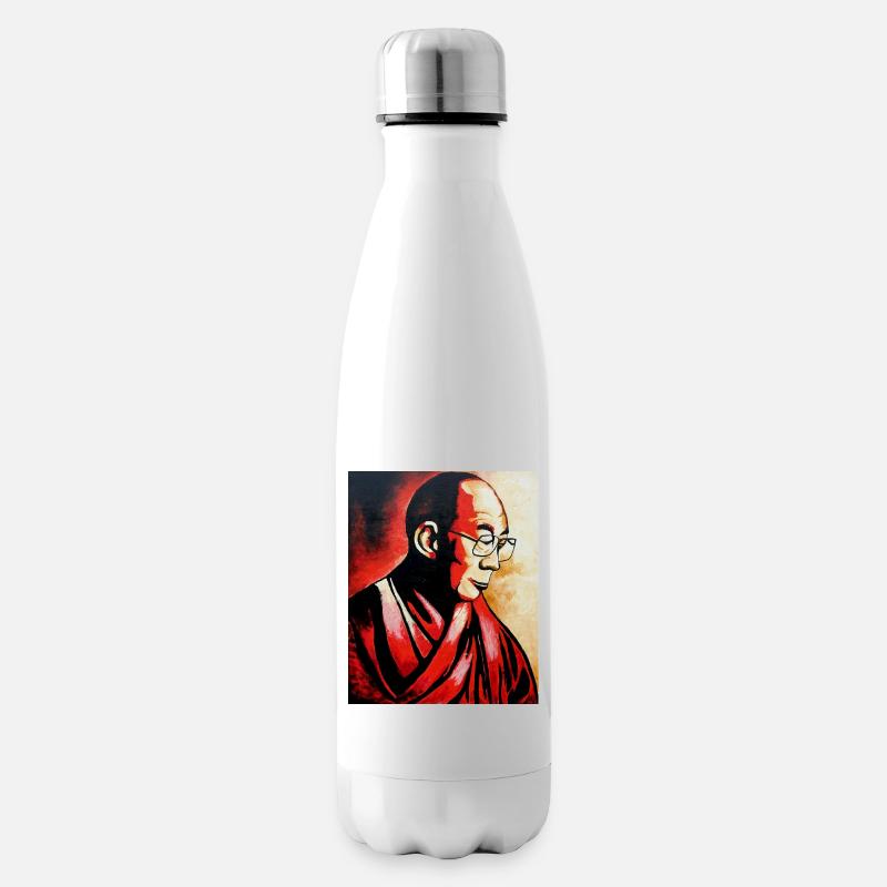 Dalai Lama - Isolierflasche - Weiß