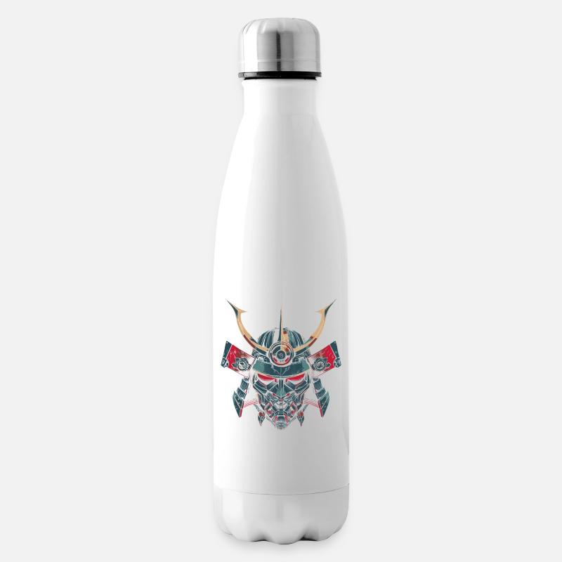 Mech-Samurai - Isolierflasche - Weiß