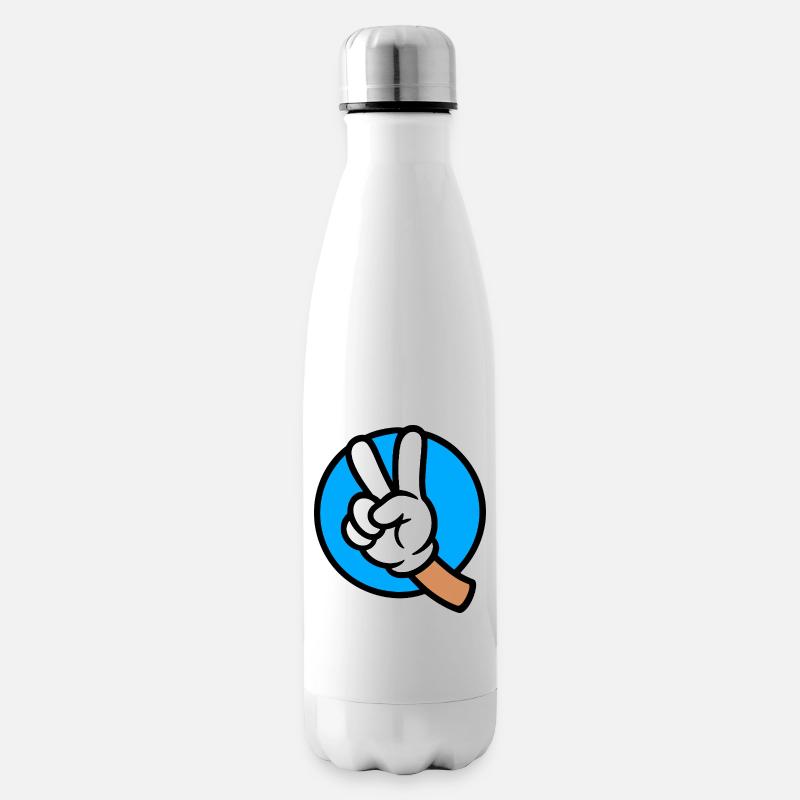 Yes! - Insulated Water Bottle - white