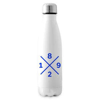 1892 Berlin football fan bag, socks, mug - Insulated Water Bottle - white - Right