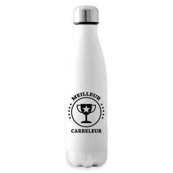Bester Fliesenleger - Isolierflasche - Weiß - Rechts