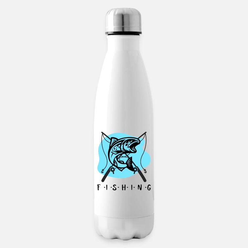 F.I.S.H.I.N.G - Bouteille isotherme - blanc