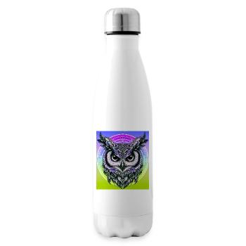Eule - Isolierflasche - Weiß - Rechts