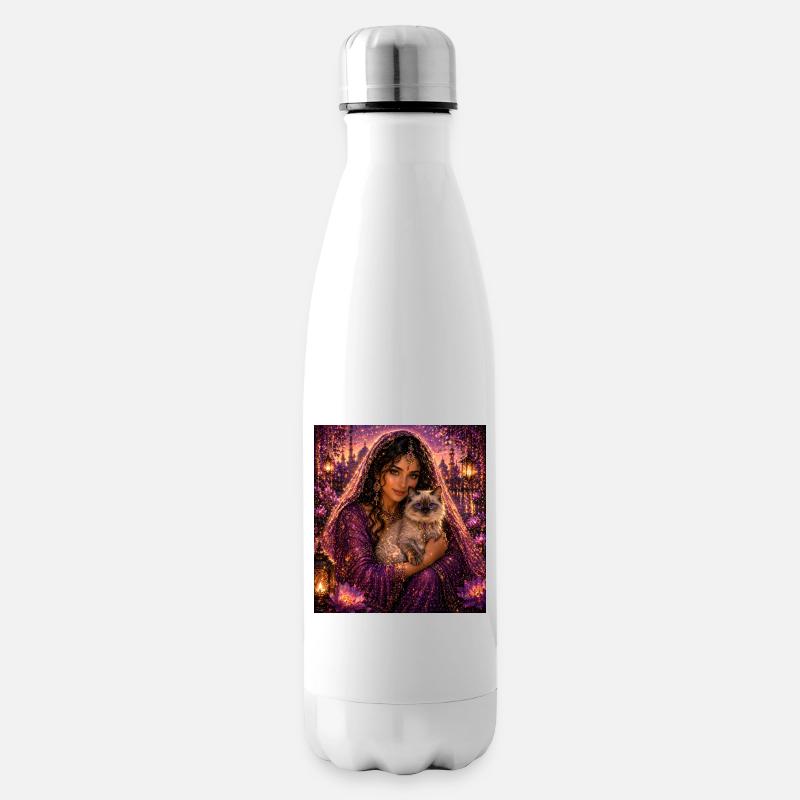 Dream Cat Douce Magie - Bouteille isotherme - blanc