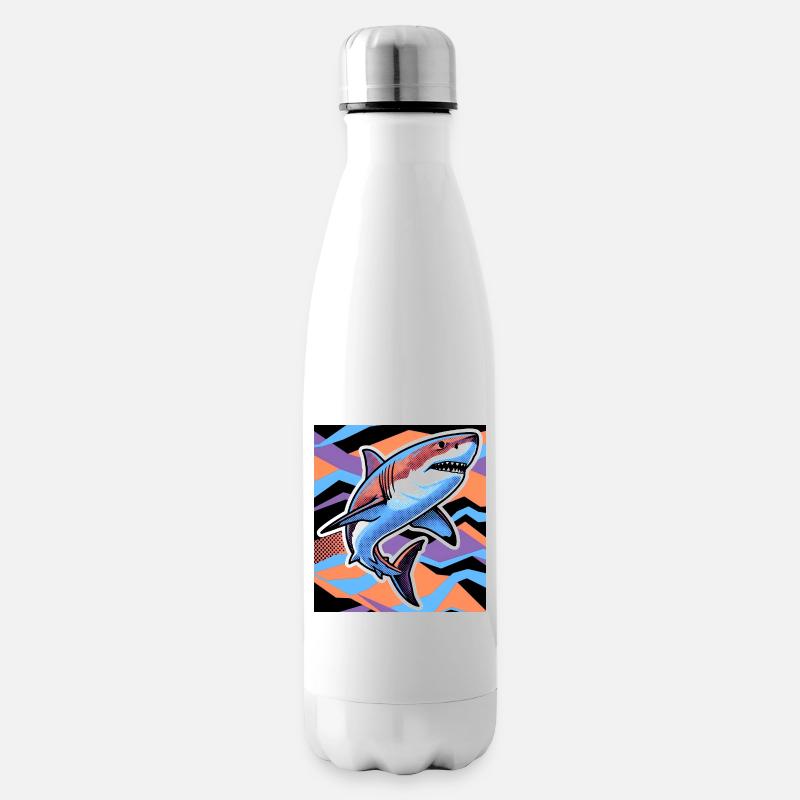 Shark - Insulated Water Bottle - white