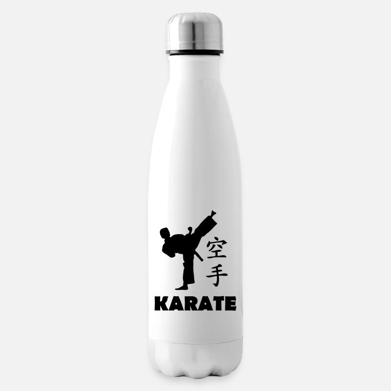 karate - Isolierflasche - Weiß