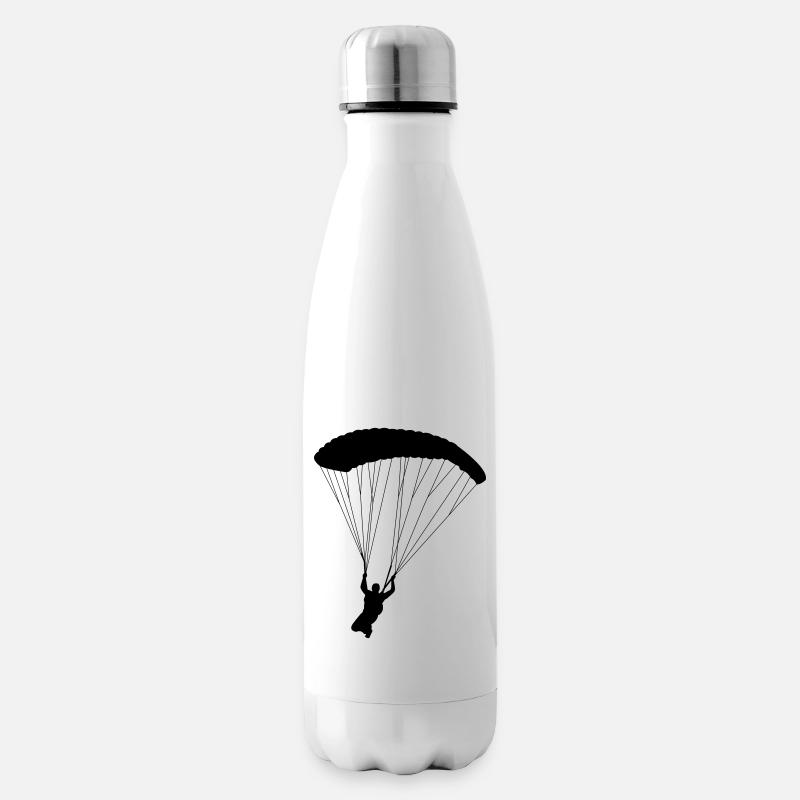 Kappe_sw - Isolierflasche - Weiß