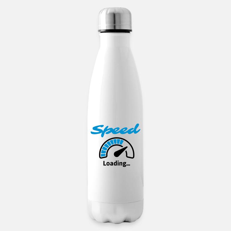 Speed Loading... - Isolierflasche - Weiß