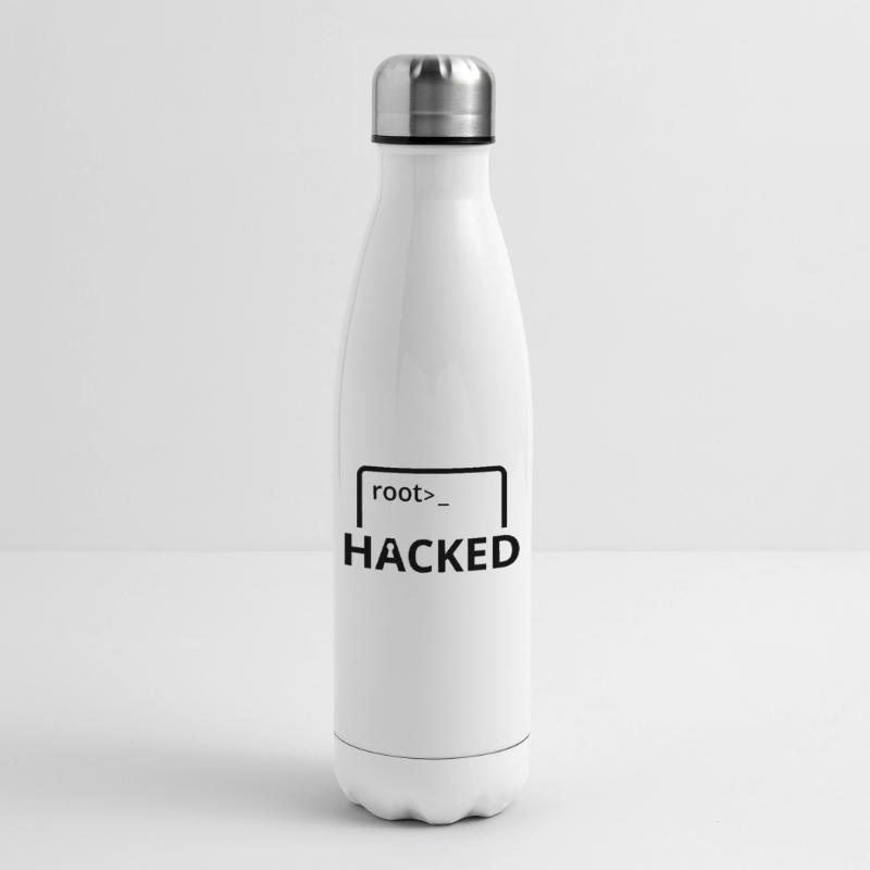 Hacked hacker computer scientist computer programmer Insulated Water Bottle