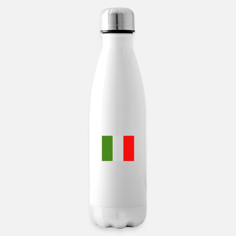 Italien Flagge - Isolierflasche - Weiß