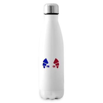croissant france - Insulated Water Bottle - white - Right