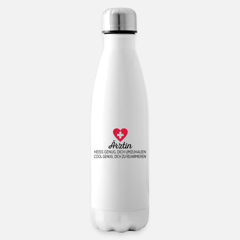 Ärztin - Isolierflasche - Weiß