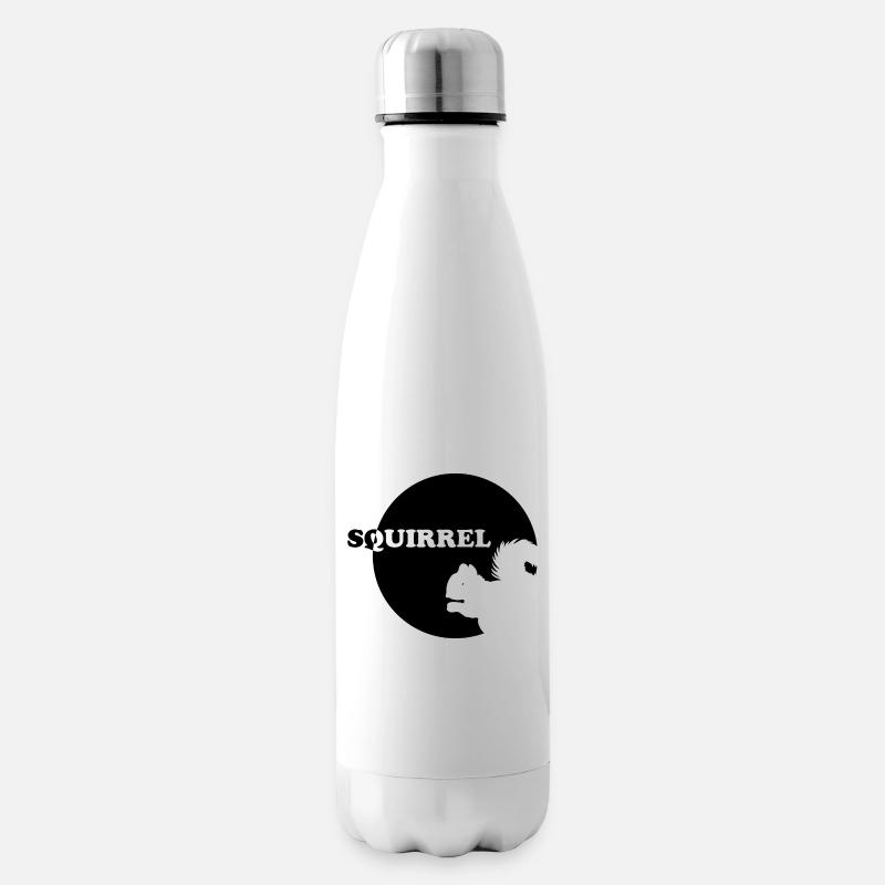 Squirrel Eichhörnchen - Isolierflasche - Weiß