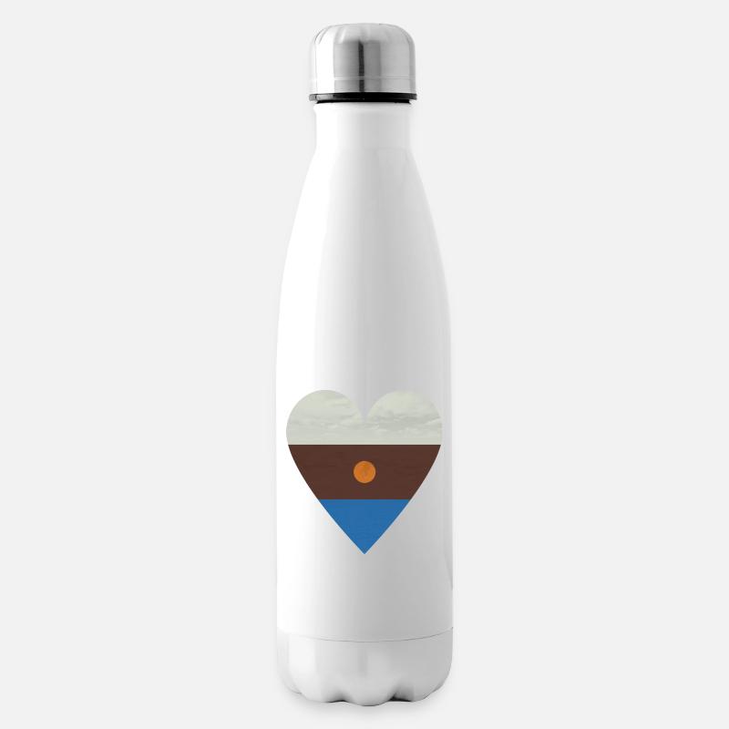 4 Elemente - Isolierflasche - Weiß