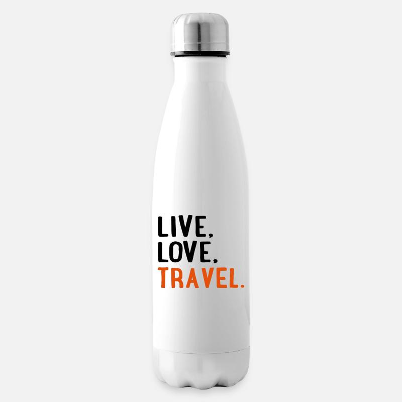 reisen - Isolierflasche - Weiß