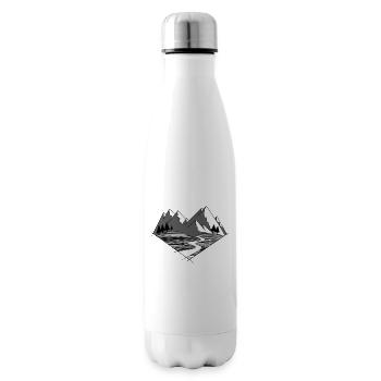 L’amour de la montagne - Bouteille isotherme - blanc - Droite