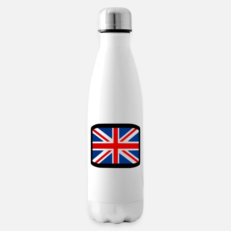 Union Jack - Bouteille isotherme - blanc