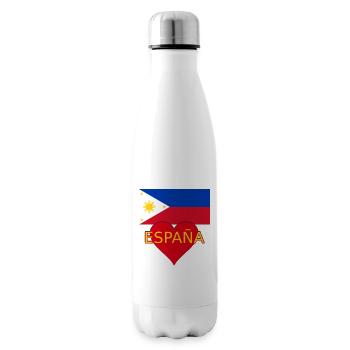 Flag Philippines Spain - Insulated Water Bottle - white - Right