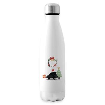 EVNotify Christmas Car - Bouteille isotherme - blanc - Droite