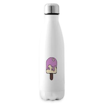 icecream colourfull - Insulated Water Bottle - white - Right