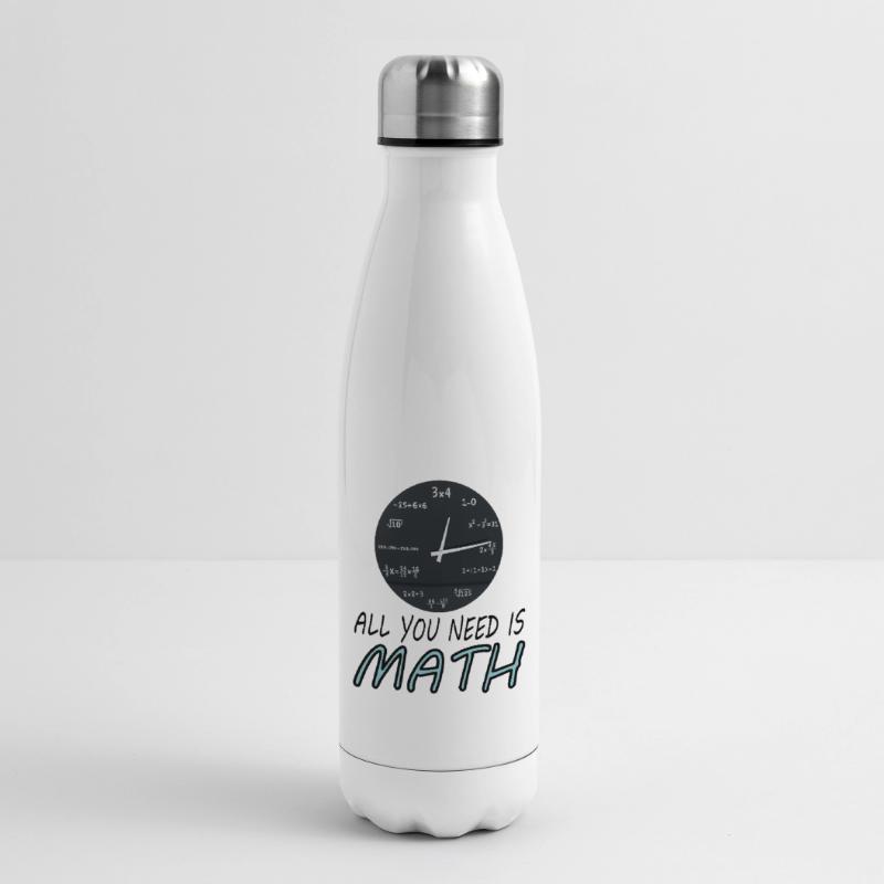 Study Math Student Math Study Gift Insulated Water Bottle