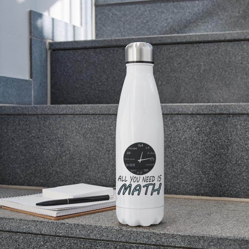 Study Math Student Math Study Gift Insulated Water Bottle