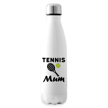 Tennis mum (Tennisschläger, Tennisball) - Isolierflasche - Weiß - Rechts