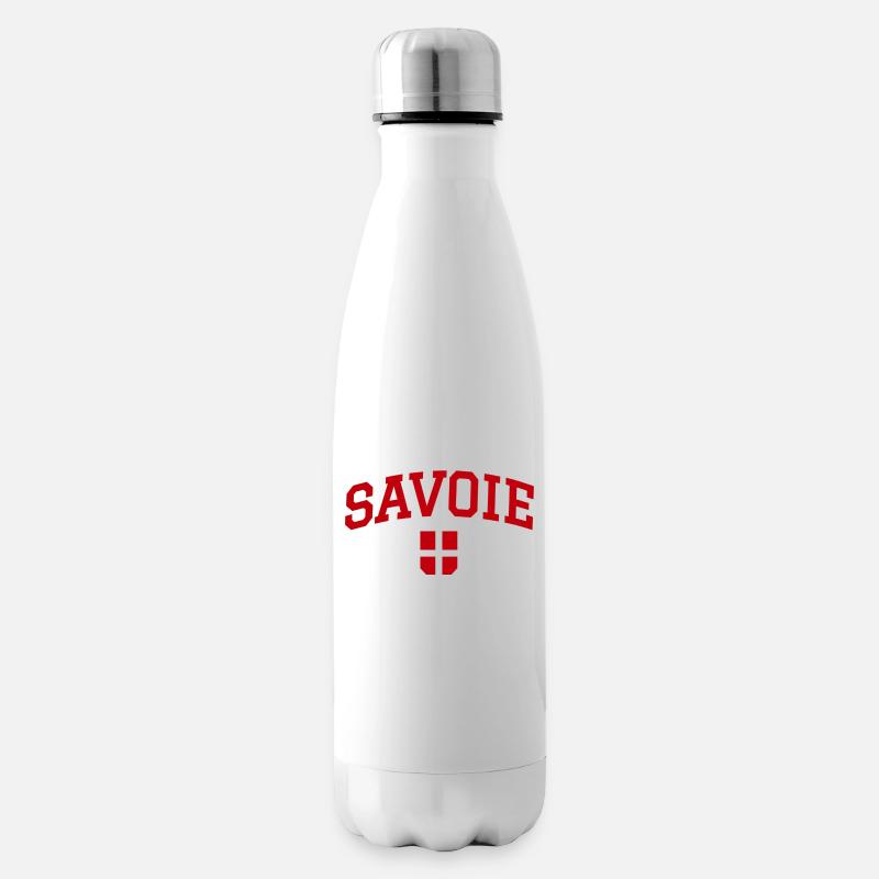 Drapeau Savoie - Bouteille isotherme - blanc