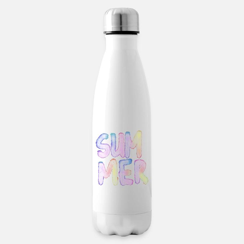 Summer - Isolierflasche - Weiß
