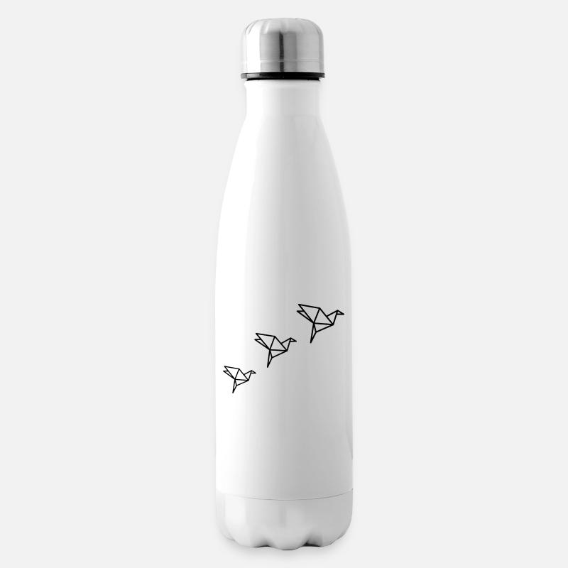 Origami - Isolierflasche - Weiß