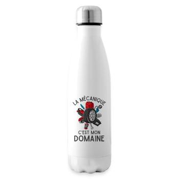 La mécanique est mon domaine 2 - Bouteille isotherme - blanc - Droite