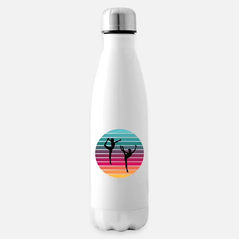 sunset Gymnastik 2 - Isolierflasche - Weiß