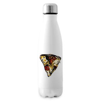 Pizza Margarita Pizzabäcker Pizzastück - Isolierflasche - Weiß - Rechts
