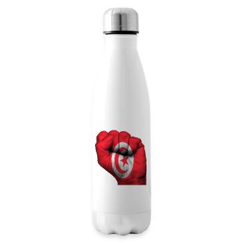 Fist Tunisie - Bouteille isotherme - blanc - Droite