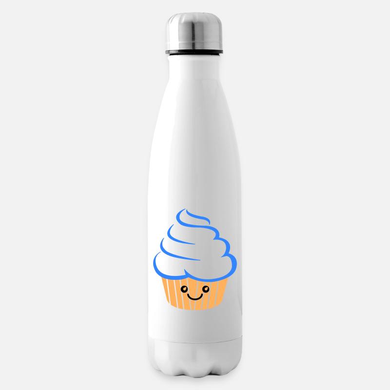 Cupcake Funny - Isolierflasche - Weiß