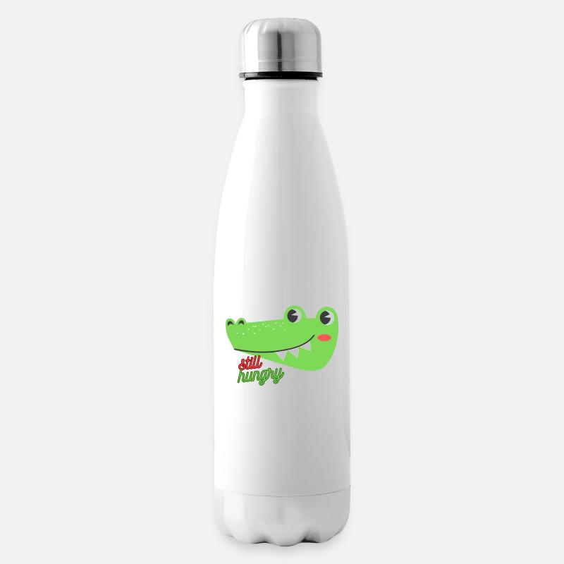 still hungry - Isolierflasche - Weiß