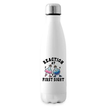 Chemical reaction at first sight - Insulated Water Bottle - white - Right