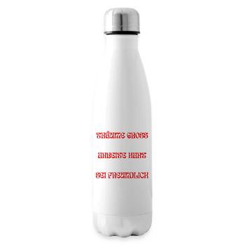 Inspirierendes Spruch - Isolierflasche - Weiß - Rechts
