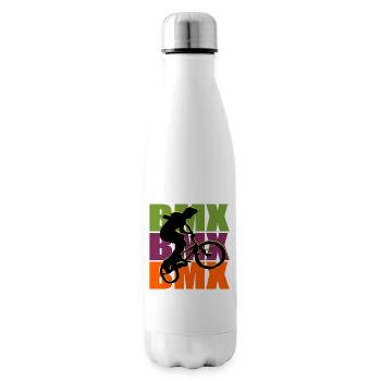 Vélo BMX - Bouteille isotherme - blanc - Droite
