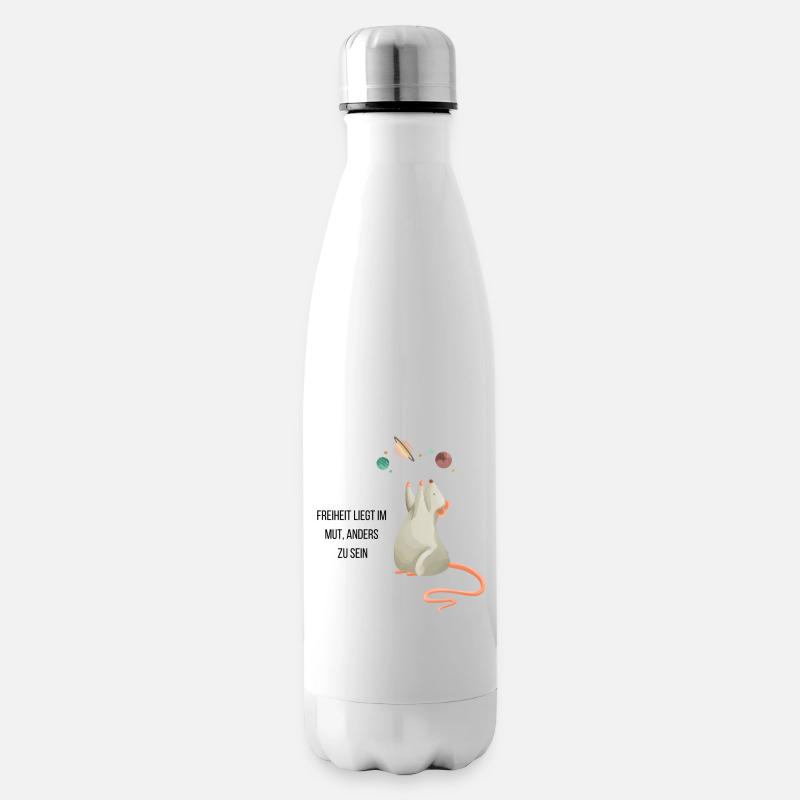 Souris de l’espace - Bouteille isotherme - blanc