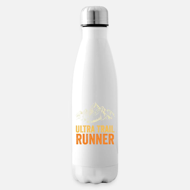 Coureur d’ultra trail - Bouteille isotherme - blanc