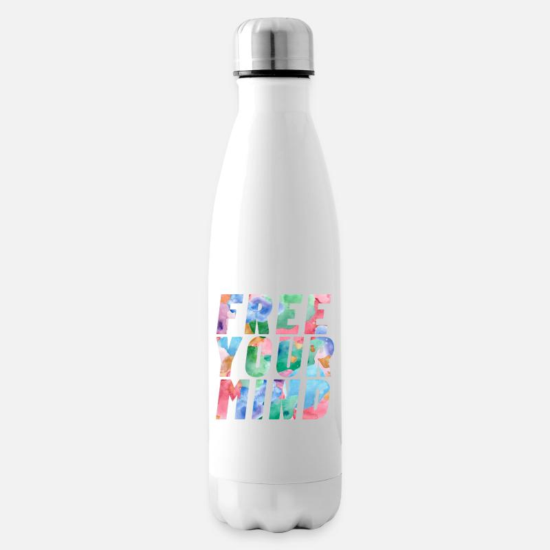 Libérez votre - Bouteille isotherme - blanc