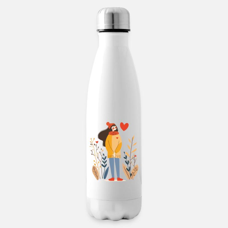 Fille de la nature - Bouteille isotherme - blanc